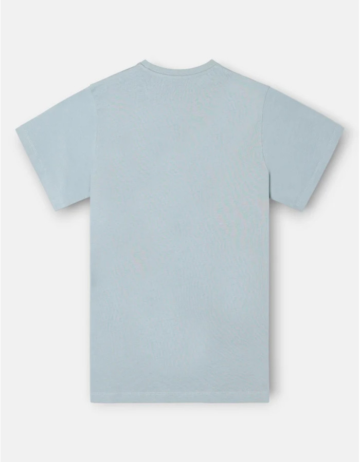 Camiseta Silbon Minilogo Verde Gris Hombre | Manzanos Moda