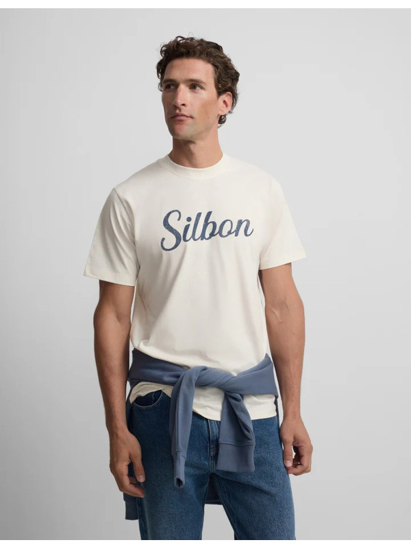 CAMISETA SILBON VINTAGE CREMA CREMA