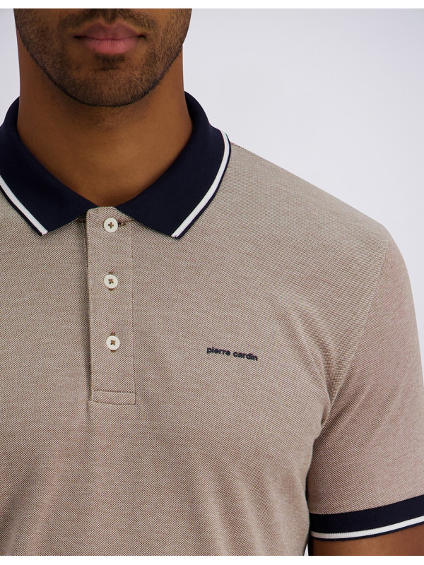 POLO PIERRE CARDIN  VIVOS BEIG MARINO 2