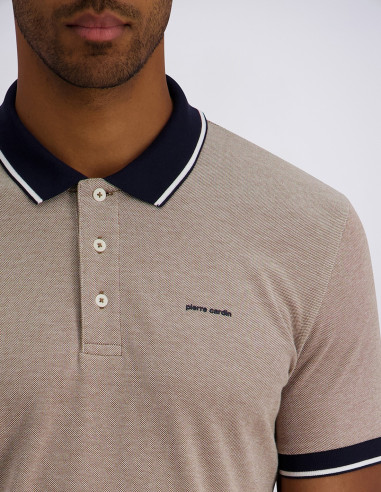 POLO PIERRE CARDIN  VIVOS BEIG MARINO