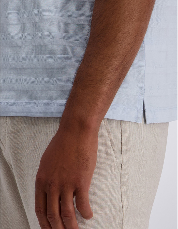 POLO PIERRE CARDIN FRANJAS CELESTE