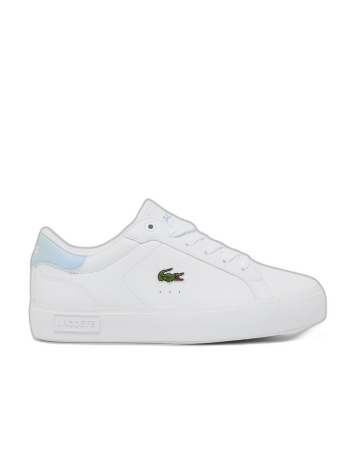 ZAPATILLA LACOSTE POWEROURT WHT LY GRN