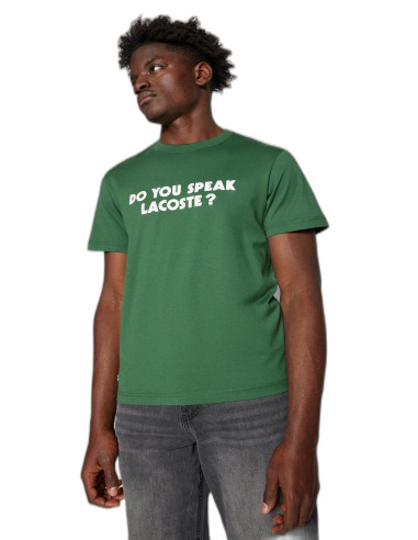 Camiseta Lacoste Hombre Algodón Piqué con | Manzanos Moda