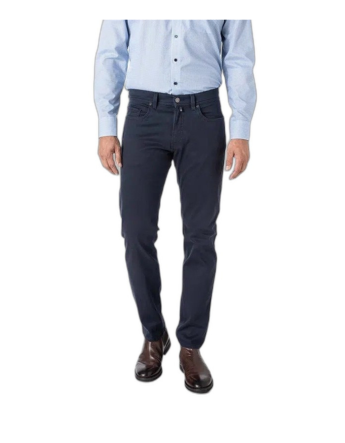 Pantalón Pierre Cardin Lyon Azul Marino - Vaquero 5 Bolsillos Hombre Elegante