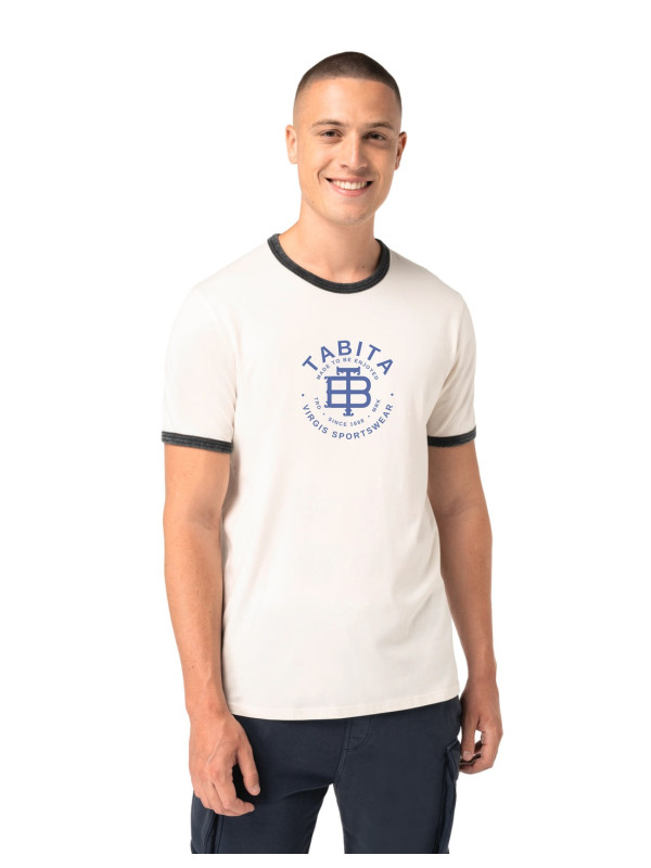 Camiseta Tabita Made To Be Enjoyed Crema Unisex | Manzanos Moda