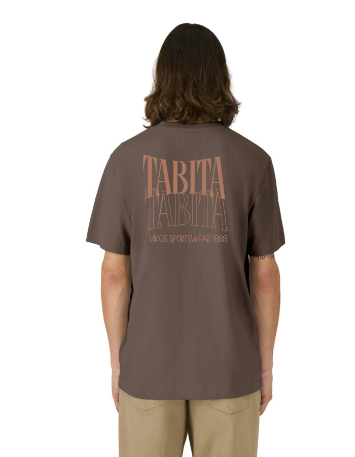 CAMISETA TABITA LOGO 3D MOCHA