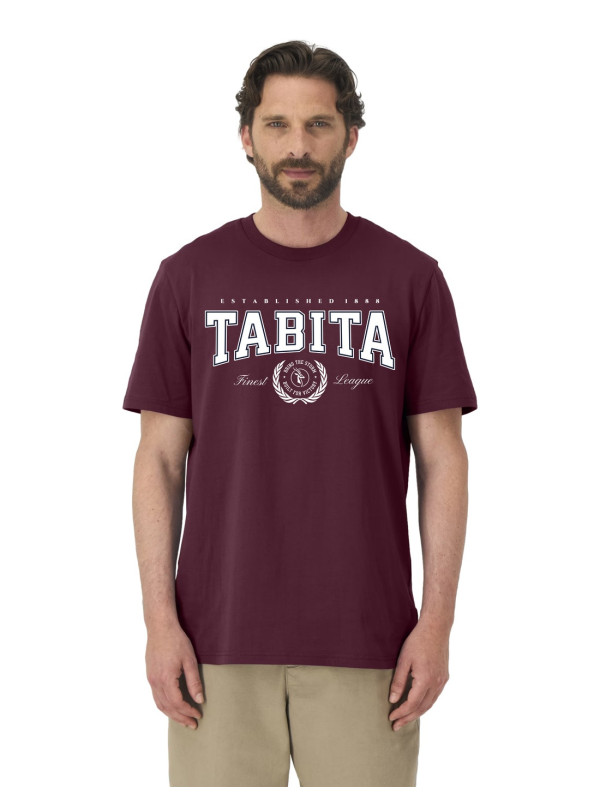 CAMISETA TABITA VARSITY DEEP PLUM