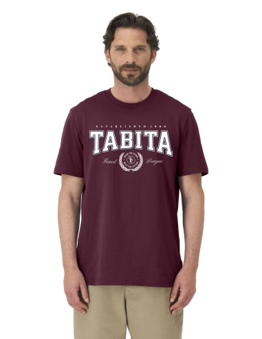 CAMISETA TABITA VARSITY DEEP PLUM