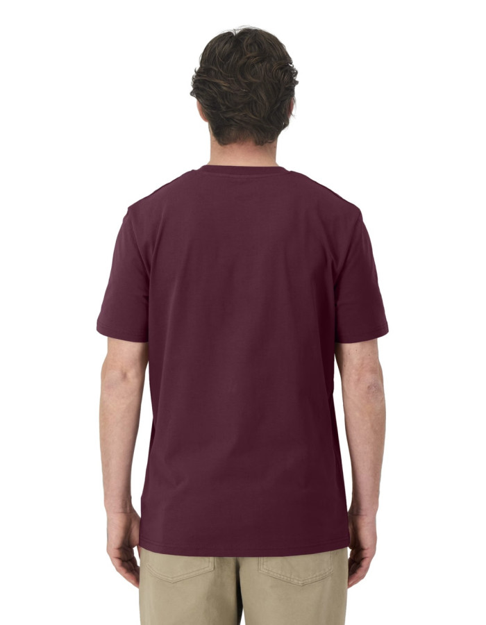 Camiseta Tabita Varsity Deep Plum Ciruela Unisex | Manzanos Moda