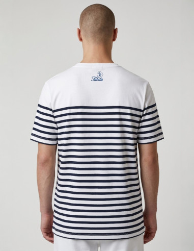 Camiseta Tabita Marinera Rayas Navy Stripes Unisex | Manzanos Moda