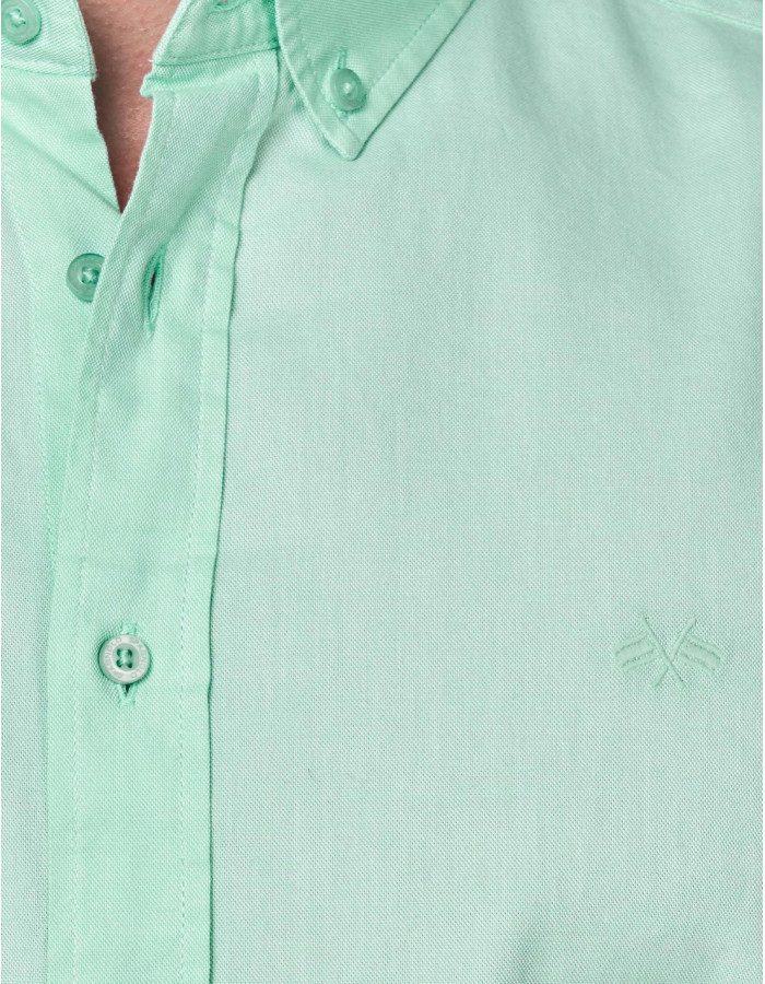 CAMISA SPAGNOLO MICRO OXFORD VERDE