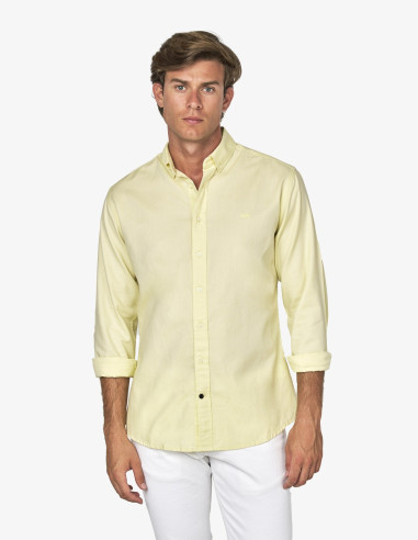 CAMISA SPAGNOLO MICRO OXFORD AMARILLO