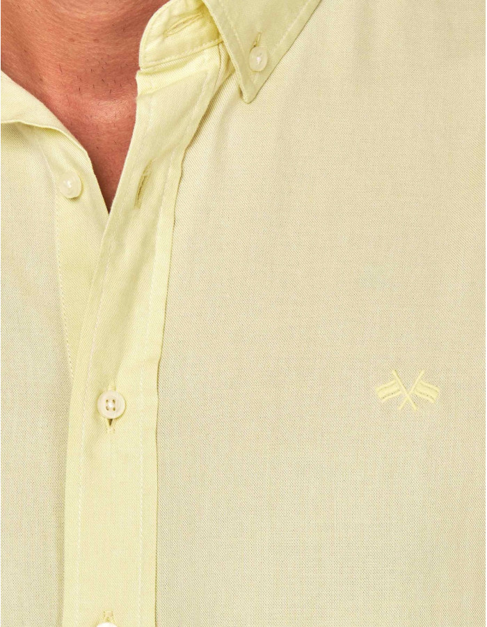 CAMISA SPAGNOLO MICRO OXFORD AMARILLO