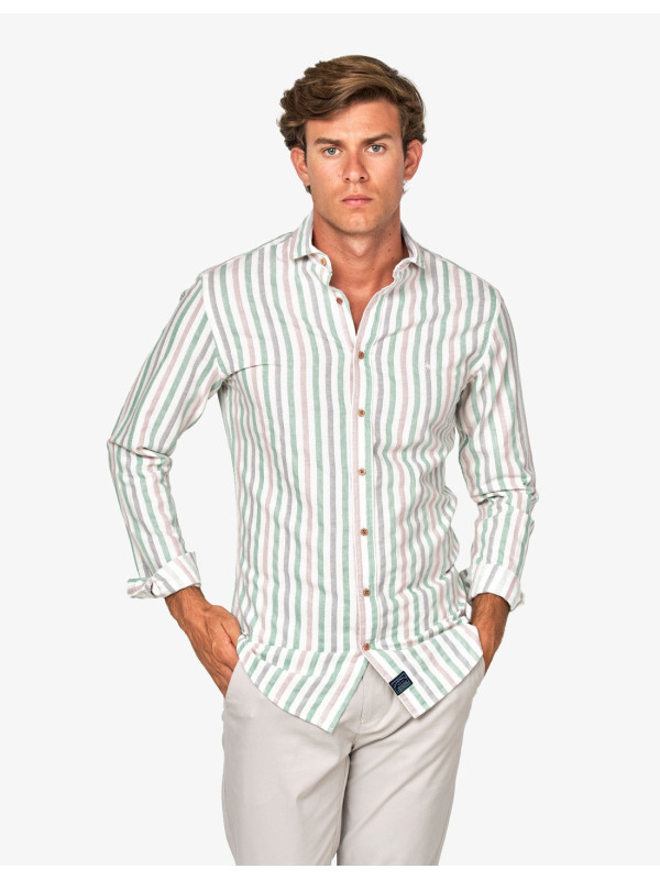 Camisa Spagnolo Cutaway Rústica Hombre | Manzanos Moda