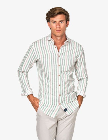 Camisa Spagnolo Cutaway Rústica Hombre | Manzanos Moda