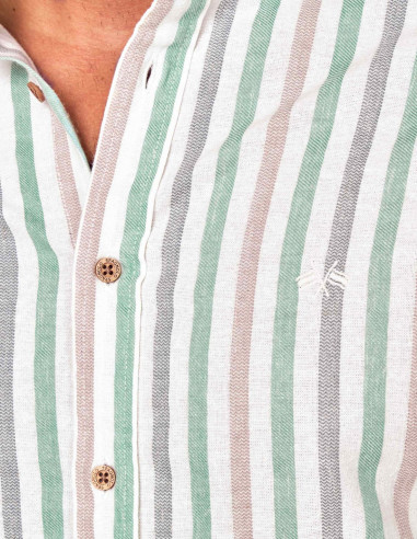 Camisa Spagnolo Cutaway Rústica Hombre | Manzanos Moda