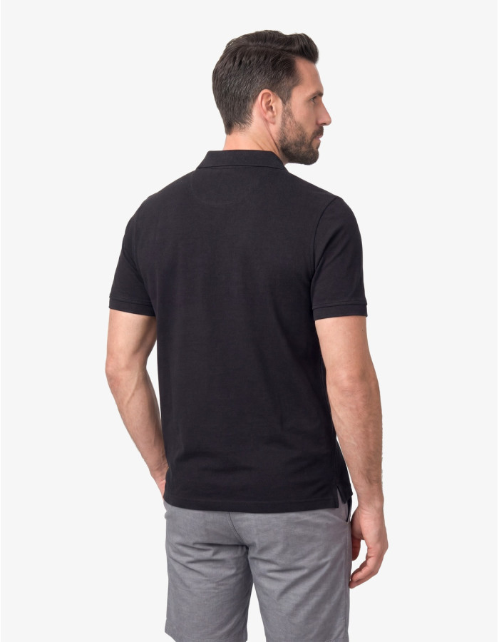 POLO SPG PIQUE LISO BASICO NEGRO