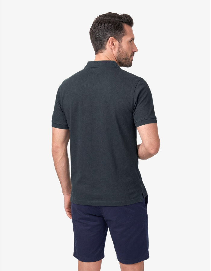 POLO SPG PIQUE LISO BASICO VERDE OSCURO