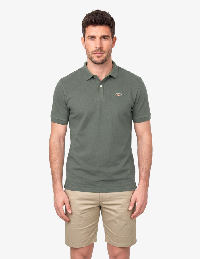 POLO SPG PIQUE LISO BASICO VERDE