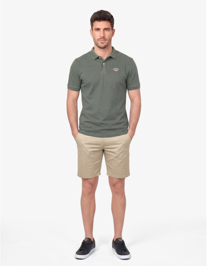 POLO SPG PIQUE LISO BASICO VERDE