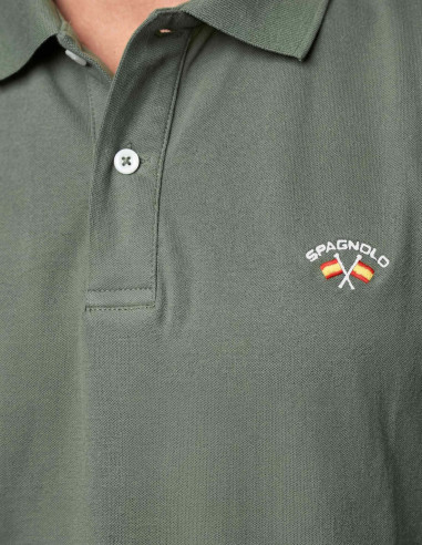 Polo Spagnolo Piqué Liso Básico Hombre | Manzanos Moda