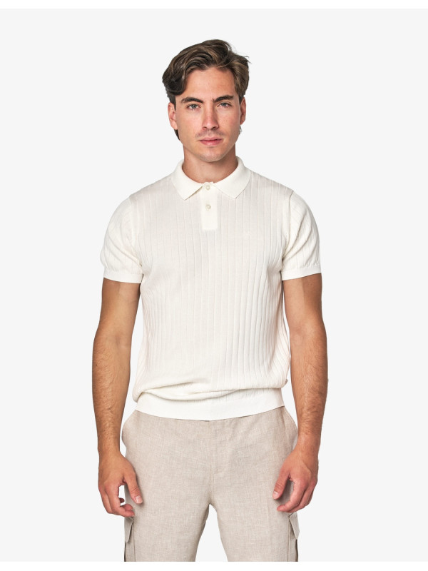 POLO SPG RAYAS TAPETA PUNTO BLANCO