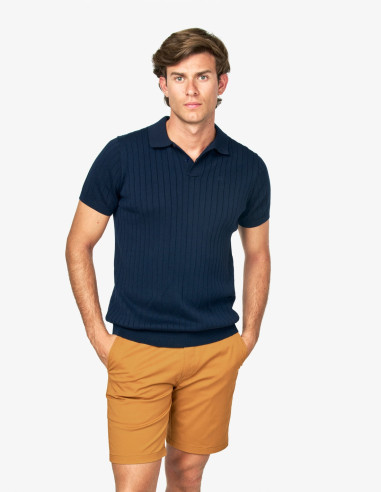 Polo Spagnolo Rayas Tapeta Punto Hombre | Manzanos Moda