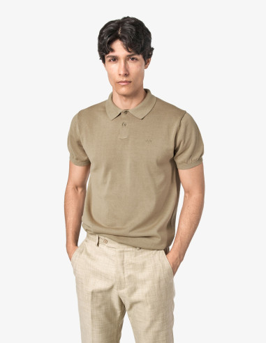 Polo Spagnolo Punto Estructura Liso Hombre | Manzanos Moda