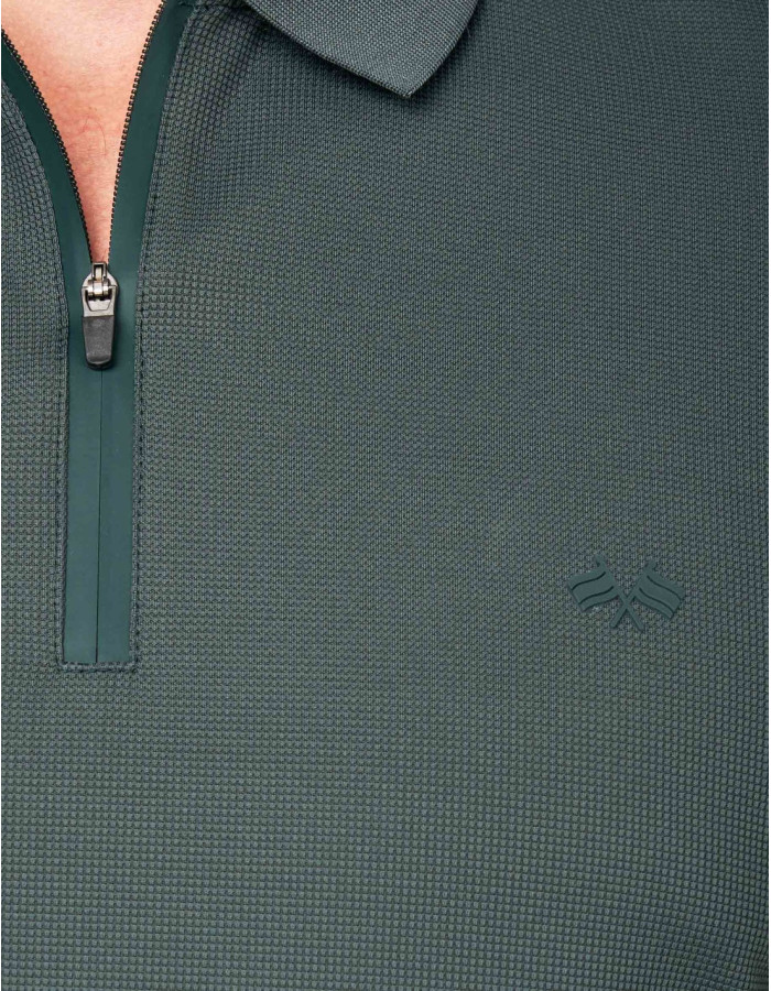 POLO SPG TECNICO CREMALLERA VERDE OSCURO