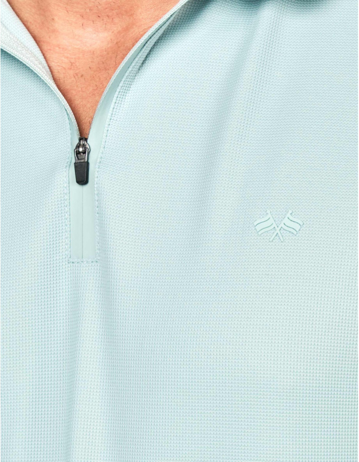 POLO SPG TECNICO CREMALLERA AGUA MARINA