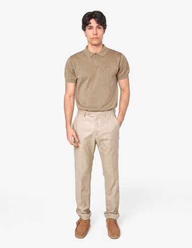 Polo Spagnolo Punto Estructura Liso Hombre | Manzanos Moda