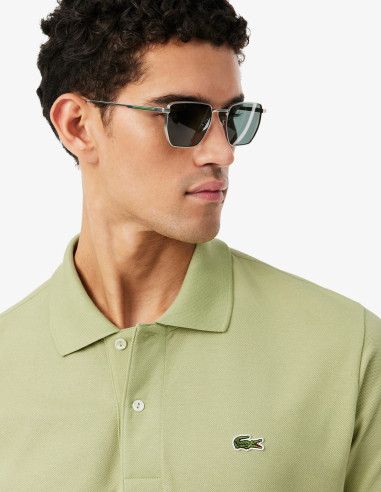 Polo Lacoste L1212 Básico Bouleau Blanco | Manzanos Moda