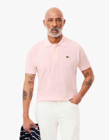 POLO LACOSTE BÁSICO ROSA FLAMANT