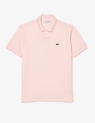 Polo Lacoste L1212 Básico Rosa Flamant | Manzanos Moda