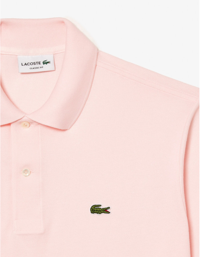 POLO LACOSTE BÁSICO ROSA FLAMANT