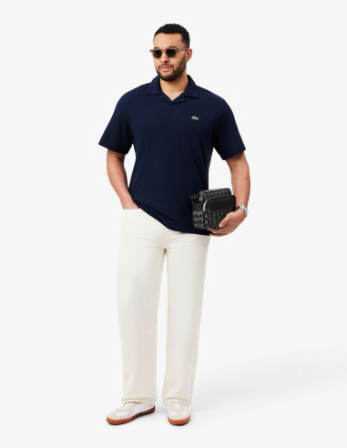 Polo Lacoste Maille Azul Marino Hombre | Manzanos Moda