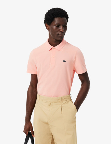 Polo Lacoste Corte Regular Algodón Rosa | Manzanos Moda