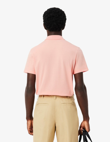 Polo Lacoste Corte Regular Algodón Rosa | Manzanos Moda