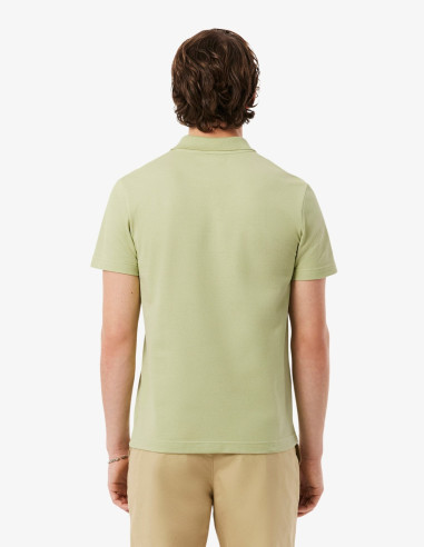 Polo Lacoste Franjas Combinado Verde Hombre | Manzanos Moda