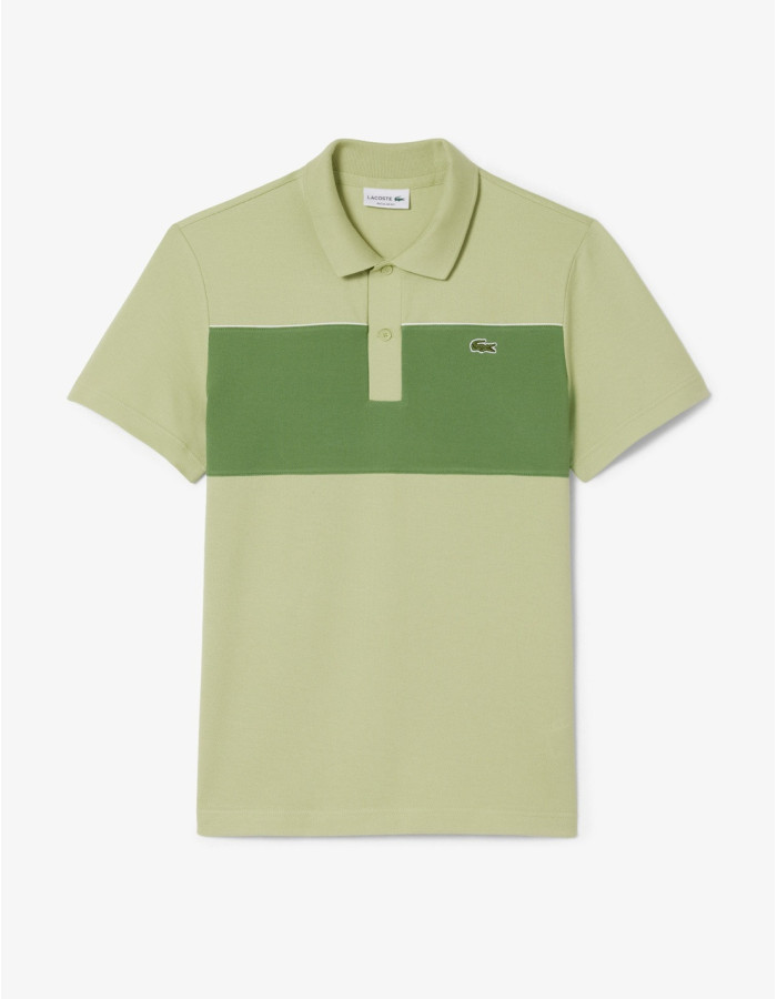 LACOSTE POLO FRANJAS COMBINADO VERDE MACHE