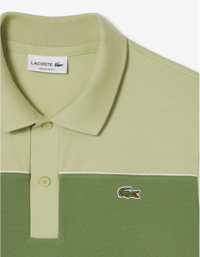 LACOSTE POLO FRANJAS COMBINADO VERDE MACHE
