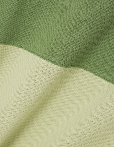 Polo Lacoste Franjas Combinado Verde Hombre | Manzanos Moda