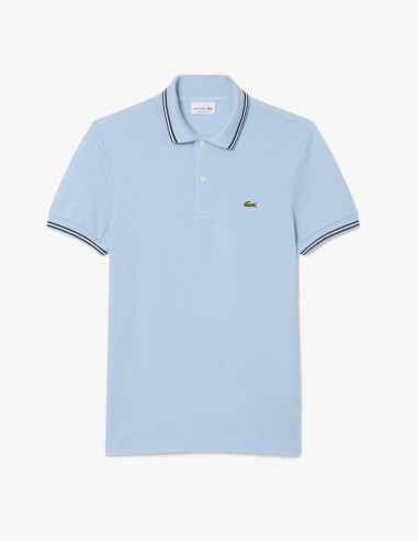 Polo Lacoste Vivo Cuello Chambray Hombre | Manzanos Moda
