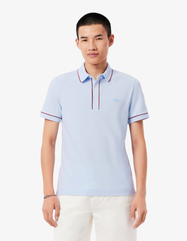 Polo Lacoste Cinta Azul Claro Hombre PH8184 | Manzanos Moda