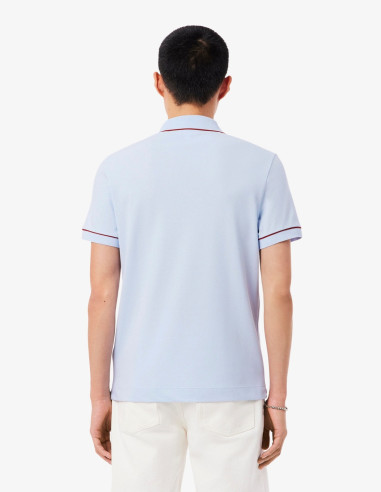 Polo Lacoste Cinta Azul Claro Hombre PH8184 | Manzanos Moda