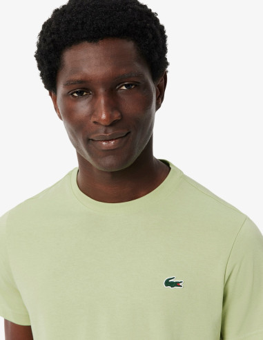 Camiseta Lacoste Básica Verde Hombre TH0003 | Manzanos Moda