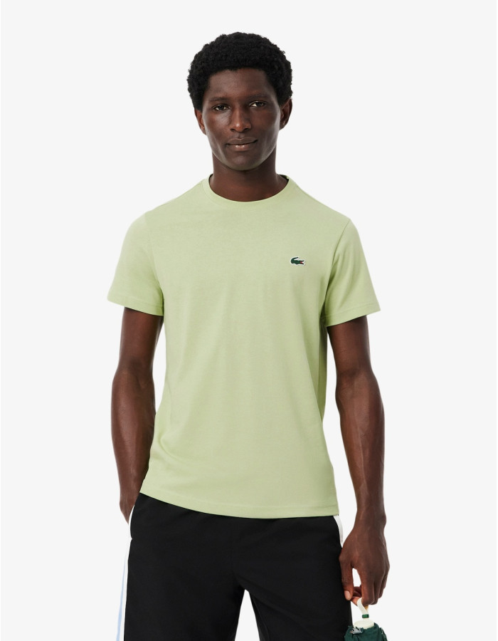 CAMISETA LACOSTE BÁSICA VERDE MACHE