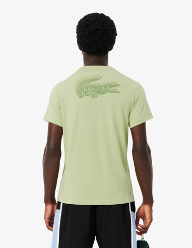 Camiseta Lacoste Básica Verde Hombre TH0003 | Manzanos Moda