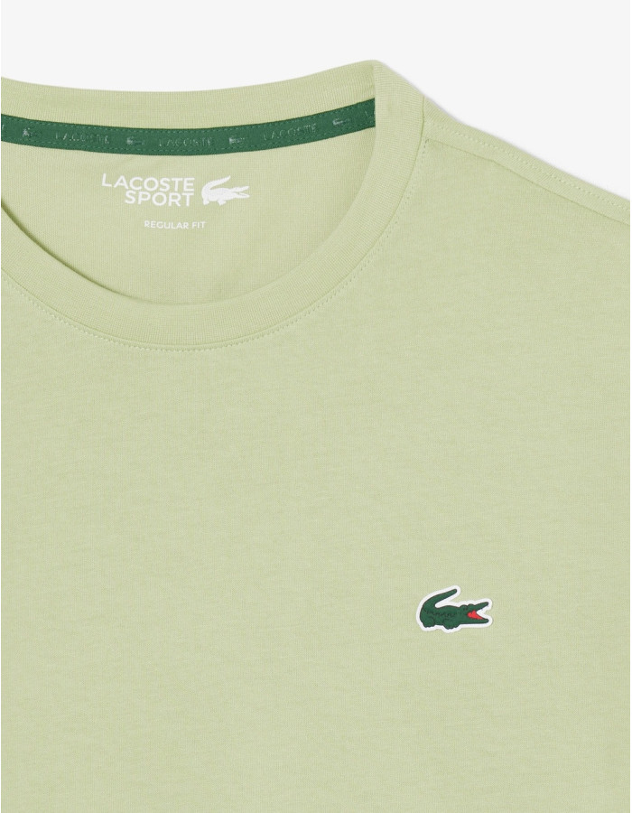 CAMISETA LACOSTE BÁSICA VERDE MACHE