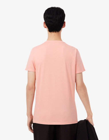 Camiseta Lacoste Crewneck Rose Hombre TH6709 | Manzanos Moda